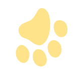 Dog paw icon